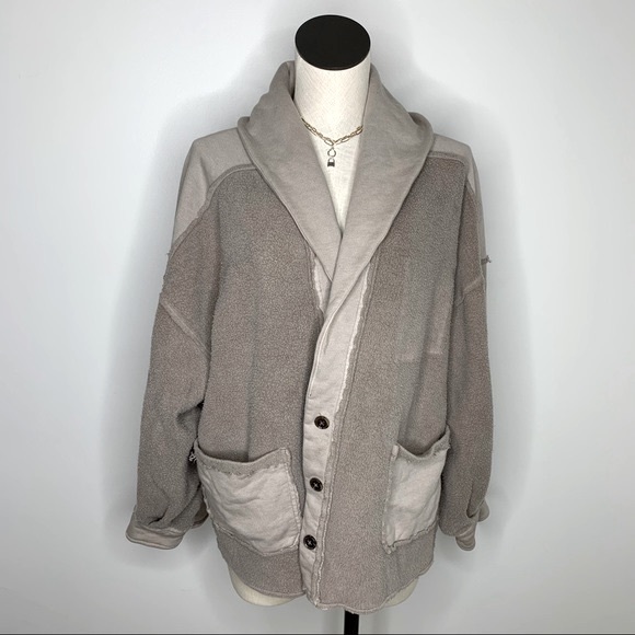 FREE PEOPLE JORDAN WOMEN’S JACKET Shacket cardigan revolve size Medium - Picture 3 of 14